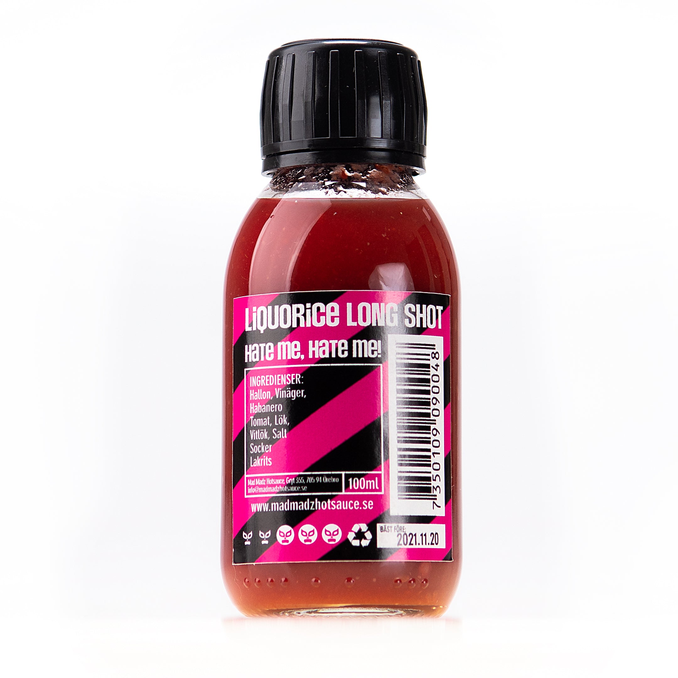 Liquorice Long Shot Fruity Hot Sauce